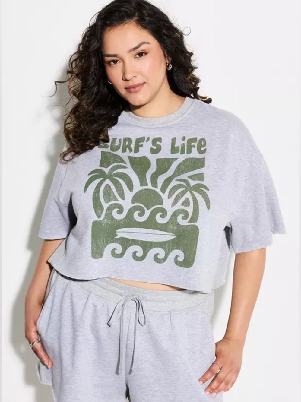 NWT TORRID LoveSick Boxy Cropped Sweatshirt Tee